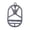 L, variant on Elodie Backpack Shoe Holder Portable Footwear Clip for Travel Outdoor Sports Tennis Blue
