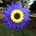 thumbnail image 1 of RKSTN hedge hedge 36CM Plastic Sunflower Sunflower Windmill Purple, 1 of 1