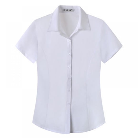Women‘s Classic Fit Long Sleeve Button Down Oxford Shirt