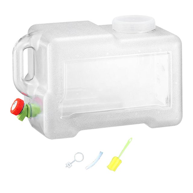 Almencla Contenants de Stockage d'Eau Potable Réservoir de Stockage d'Eau d'Urgence avec Robinet Eau 22 L