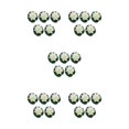 thumbnail image 3 of Wweixi 5pcs/set Artificial Lotus Realistic Appearance Easy To Clean Long-lasting milky white 5Set, 3 of 6