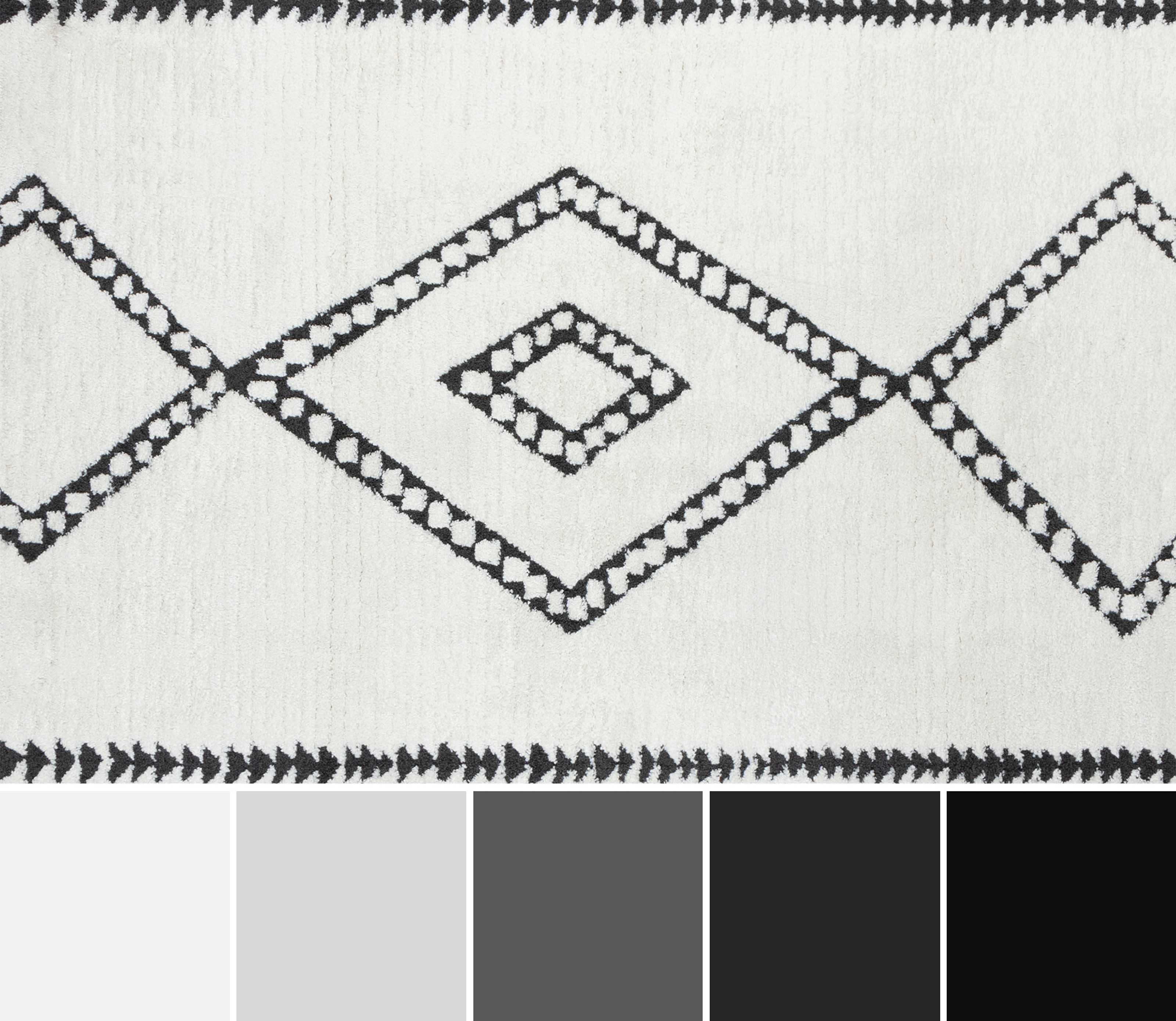 ECARPET Zelda Contemporary Area Rug for Living Room, Bedroom, Dining Entrance, Hallway and More.