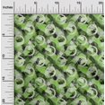 thumbnail image 2 of oneOone Polyester Spandex Green Fabric Abstract Fabric For Sewing Printed Craft Fabric By The Yard 56 Inch Wide, 2 of 4