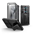 thumbnail image 1 of Dexnor for Samsung Galaxy S25 Ultra Case with Built-in Slide Camera Cover & Screen Protector & Kickstand, Shockproof Rugged Case Full-Body Bumper Protective Cover for Galaxy S25 Ultra 2025, Black, 1 of 7