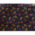 thumbnail image 4 of oneOone Georgette Viscose Fabric Leaves & Floral Block Print Fabric By The Yard 42 Inch Wide, 4 of 4