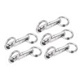 thumbnail image 1 of Anneau Pivotant de Type Colonne Émerillons de Pêche Connecteur d'Hameçon de Pêche Connecteur Pivotant Roulant de Type Colonne Roulement Pivotant 5 Pcs/lot Acier Inoxydable Roulement Pivotant de Type Colonne, 1 of 8