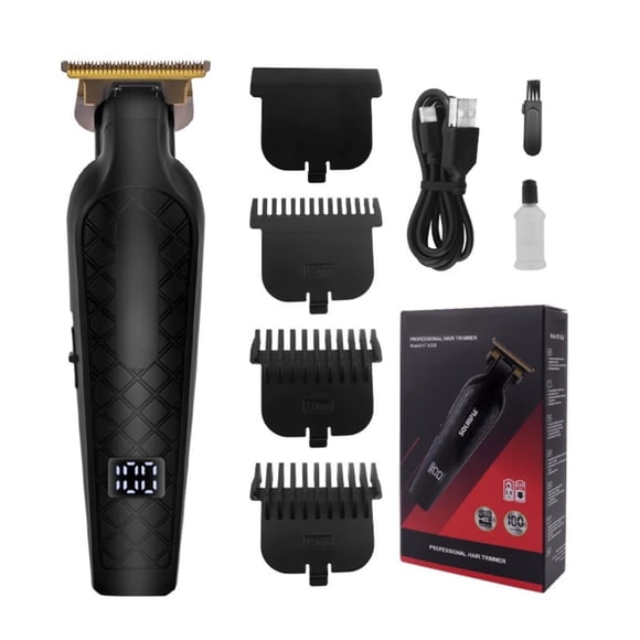 REK Hair Clipper Men's Shaving USB Rechargeable Oil Carving Hair Hair Salon .