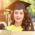 thumbnail image 4 of Tassel Decoration Hanging Date Drop Tassel Pendant Polyester Tassel Pendant Graduation Cap Drop Prop, Gold and Black, 4 of 9