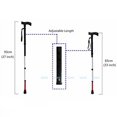 thumbnail image 4 of Adjustable Folding Support Cane for The Blind 33 inch - 37 inch (Folds Down 4 Sections), 4 of 4