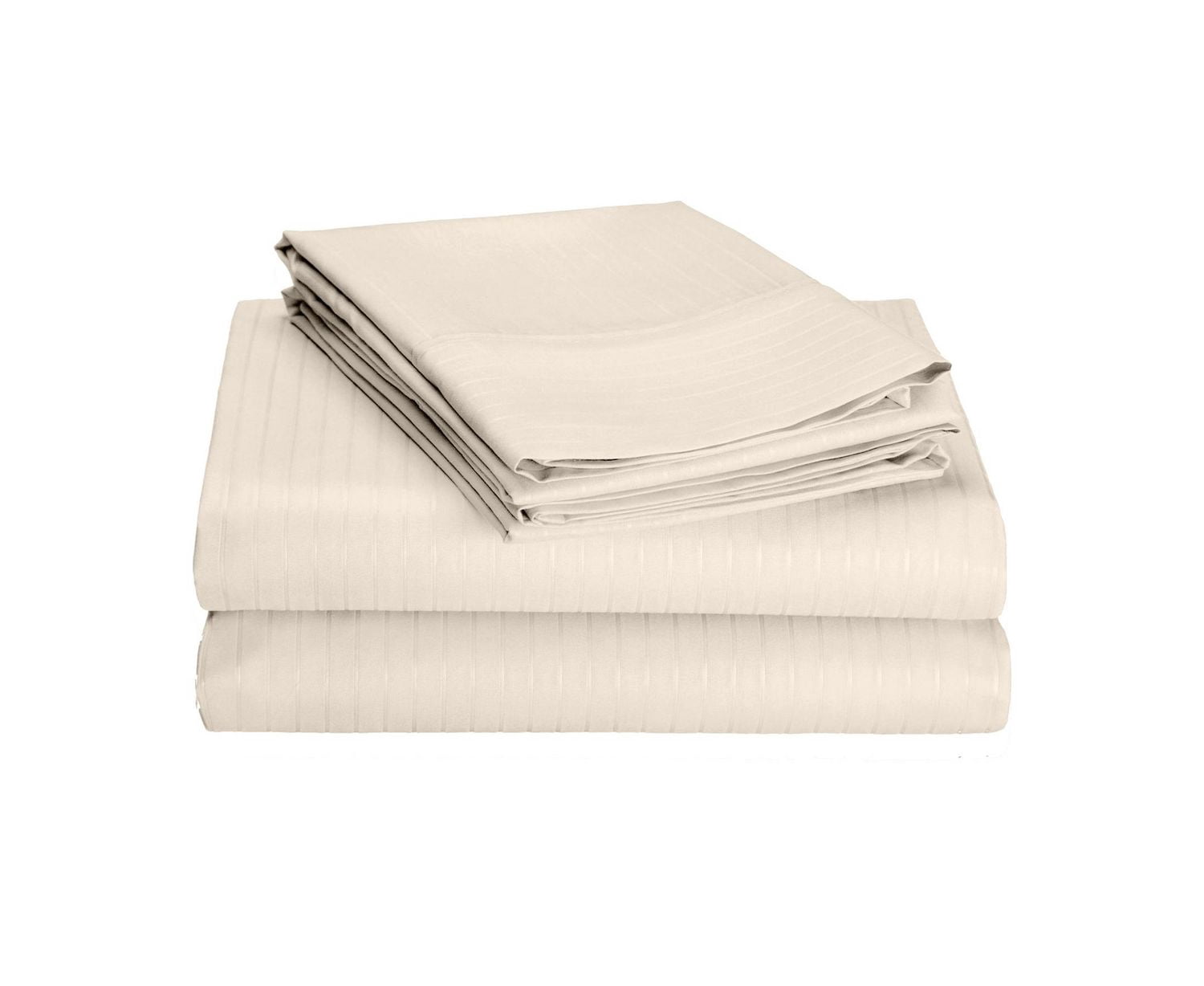 Johnson Home 600 Thread Count Cotton Tuxedo Sheet Sets