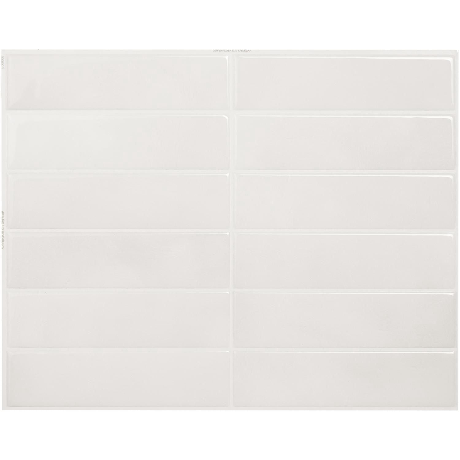 Smart Tiles Peel and Stick Backsplash Wall Tiles, Morocco Essaouira, 4-Pack, 11.43in x 9in