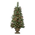 thumbnail image 1 of Haute Decor 4 Pieds Pré Éclairé Sapin de Noël avec 80 Lumières Blanches Chaudes LED, 1 of 3