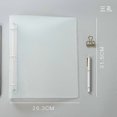 thumbnail image 2 of 3 Ring Binder, Binder Organizer Holds 8.5' x 11' Paper, Large Clear View Binder D Ring, 2 Pack, Transparency, 2 of 5