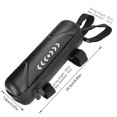 thumbnail image 3 of TIELUTT Scooter Handlebar Bag 1L Scooter Storage Bag Front Hanging Bags for Carrying Charger Tools Phone Keys Wallet for Bikes Beach Parts Rack Bag Tail Light for Bikes E Bikes for Men 1000w, 3 of 8