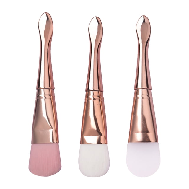 3pcs Face Mask Brush Cosmetic Scrapers Facial Mud Applicator Mixing Brush