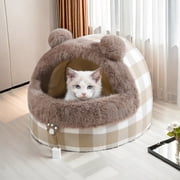 EGNMCR Dog Bed, Cat Bed, Pet House Cats Beds For Indoor Cats Cats House For Pet Large Cats Cave For Pet Bed Foldable Multifunctional Cats Beds And Furniture With Cats Ball And Mat Cat bed