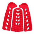 thumbnail image 4 of Almencla 3 Pcs Coussinet de Traction Antidérapant - Planche de Surf EVA Kitesurf Paddleboard Longboard Surf Rouge, 4 of 7
