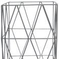 thumbnail image 4 of Simple Designs Gray Geometric Square Metal Table Lamp, 4 of 4