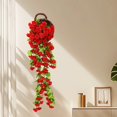 thumbnail image 4 of Faux Silk Hanging Vine Garland with Roses for Wall Wedding Decor, 1 Bouquet, 4 of 6