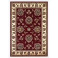 thumbnail image 1 of Tapis en Polypropylène Rouge et Ivoire 7 Pi 7 Po x 10 Pi 10 Po, 1 of 1