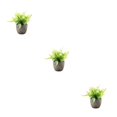 thumbnail image 4 of Decodeary Green Eco-friendly Artificial Money Tree In Pot Long-lasting Durability Realistic Appearance white rose 3Set, 4 of 6