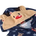 thumbnail image 4 of Christmas Matching Family Loungewear Hoodie Pattern Zipper Romper, 4 of 7