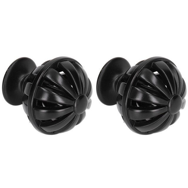 Cabinet Knob, Hollow Wardrobe Knob 2Set Exquisite Birdcage For Kitchen For Office For Bathroom 366 Birdcage Black