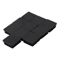 thumbnail image 1 of 30 Pcs Plastic Square Blanking End Cap Tubing Tube Inserts 38mm x 38mm, 1 of 7