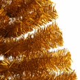 thumbnail image 5 of vidaXL Artificial Half Christmas Tree with Stand Gold 120 cm PET, 5 of 5