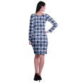 thumbnail image 3 of Moomaya Womens Full Sleeve Printed Midi Length Printed Bodycon Dress, 3 of 6