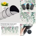 thumbnail image 2 of Eucalyptus Leaf Large Mouse Pad Watercolor Flowers Mouse Pad XXL Green Red Leaves Desk Mat 31.5x15.75 Inch,Spring/Summer Extended Keyboard Mat with Precision Stitched Edges and Non-Slip Rubber Base, 2 of 5