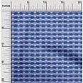 thumbnail image 2 of oneOone Cotton Poplin Twill Medium Blue Fabric Abstract Craft Projects Decor Fabric Printed By The Yard 56 Inch Wide, 2 of 4