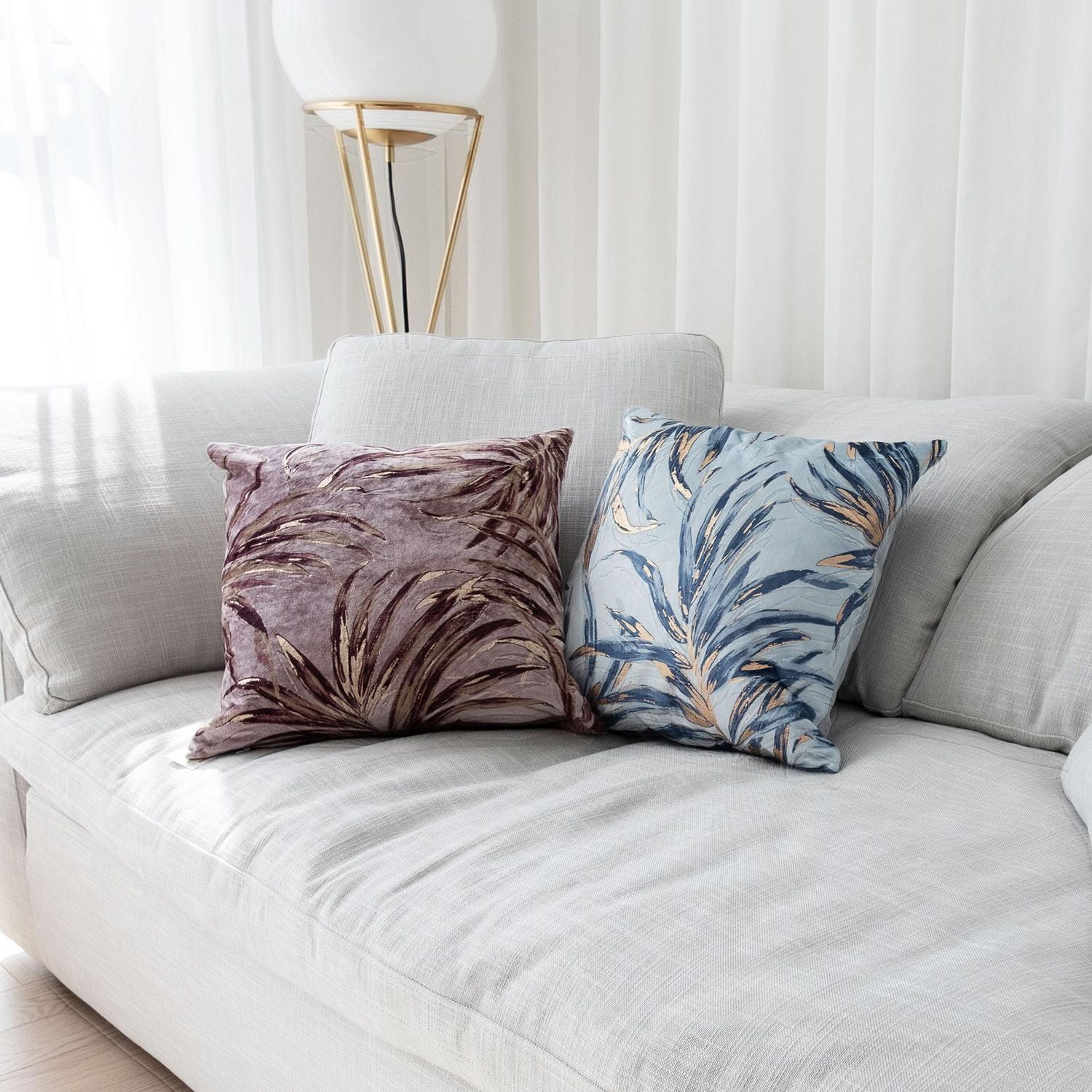Gouchee Home Beverly Hills Coussin 18 x 18 po Ensemble de 2