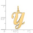 thumbnail image 4 of Diamond2Deal 14K Yellow Gold Letter Initial Charm Pendant for Women, 4 of 6