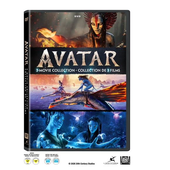 Avatar: Fire And Ash/ Avatar: The Way of Water/ Avatar Multi-Feature (2026) (DVD) , Action & Adventure , 20th Century Studios