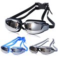 thumbnail image 1 of Lunettes de Natation HD Étanches Antibuée Lunettes de Natation Protection UV Bande Ajustable, 1 of 5