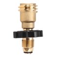 thumbnail image 4 of Amdohai Adaptateur de Réservoir de Propane Lixada, Valve de Régulateur en Laiton Massif, Sécurité, Réservoir POL, Se Convertit en Boyau de Régulateur QCC1/Type1, 4 of 7