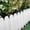 White, variant on LSLJS Garden Fence Small Fence Plastic Vegetable Garden Courtyard Flower Bed Greening Outdoor Fence Board, Garden Fencing