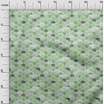 thumbnail image 3 of oneOone Velvet Green Fabric Sea Shells Ocean Sewing Material Print Fabric By The Yard 58 Inch Wide, 3 of 4