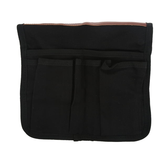 Chair Side Hanging Bag, Portable Versatile Organized Camping Chair Side Organizer For Fishing Black