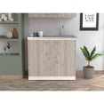thumbnail image 2 of Tuhome Furniture Napoles Freestanding Sink - White/Light Grey Engineered Wood, 2 of 9