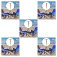 thumbnail image 1 of Maytalsory Support de Verre à Vin Pratique pour Plage et Camping, Support d'Assiette de Service, Table à Vin d'Extérieur Style A, Ensemble de 5, 1 of 6