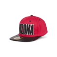 thumbnail image 2 of TopHeadwaer Arizona City Snapback avec Billet Plat Floral - Rouge/noir, 2 of 2