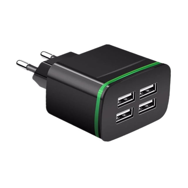20W USB Wall Charger 5V/4A 4 Port Plug Power Charging Adapter For Smartphones