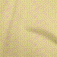 thumbnail image 1 of oneOone Silk Tabby Yellow Fabric Block Dress Material Fabric Print Fabric By The Yard 42 Inch Wide-S2, 1 of 5