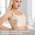 thumbnail image 4 of Momcozy Hands Free Pumping Bra, Adjustable Breast-Pumps Holding Pumping and Nursing Bra, 4 of 6