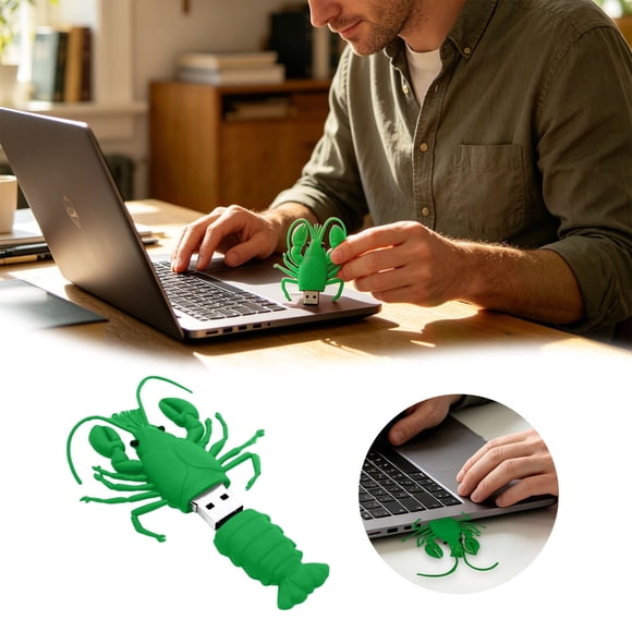 Outdor 4GB Modell USB Laufwerk USB 2.0 Speichergerät USB Laufwerk USB 2.0 Speicherstick USB Stick U Laufwerk USB Speicher USB Datenspeicher Green