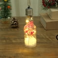 thumbnail image 1 of Home Decoration Christmas Decor Hanging Bottle Light Christmas Lamp Decorations Christmas Tree Bulb 13x4.5cm Light Bulb Decorative Items Gift Clear Light Bulbs, 1 of 7