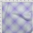 thumbnail image 4 of oneOone Silk Tabby Blue Fabric Geometric Dress Material Fabric Print Fabric By The Yard 42 Inch Wide, 4 of 4
