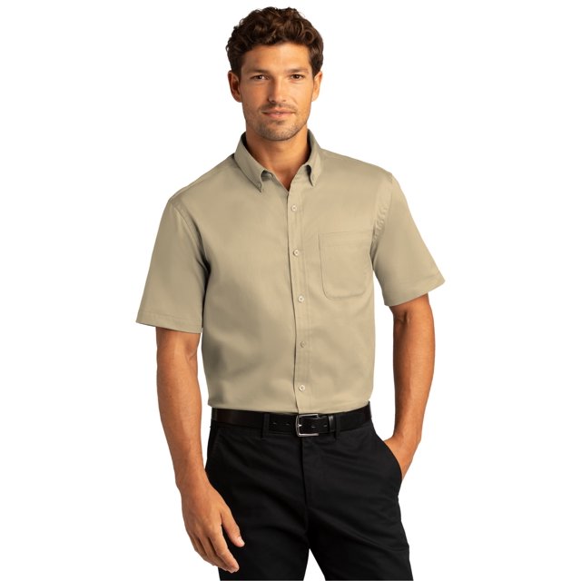 Port Authority Men's Short Sleeve SuperPro React Twill Shirt - W809